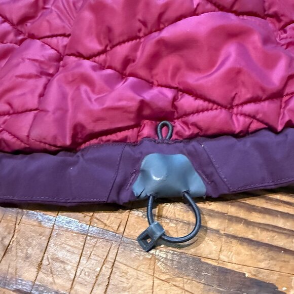 Patagonia Winter Sun Hoody Jacket Primaloft Quilt-lined Womens Size Small Plum - Picture 9 of 12